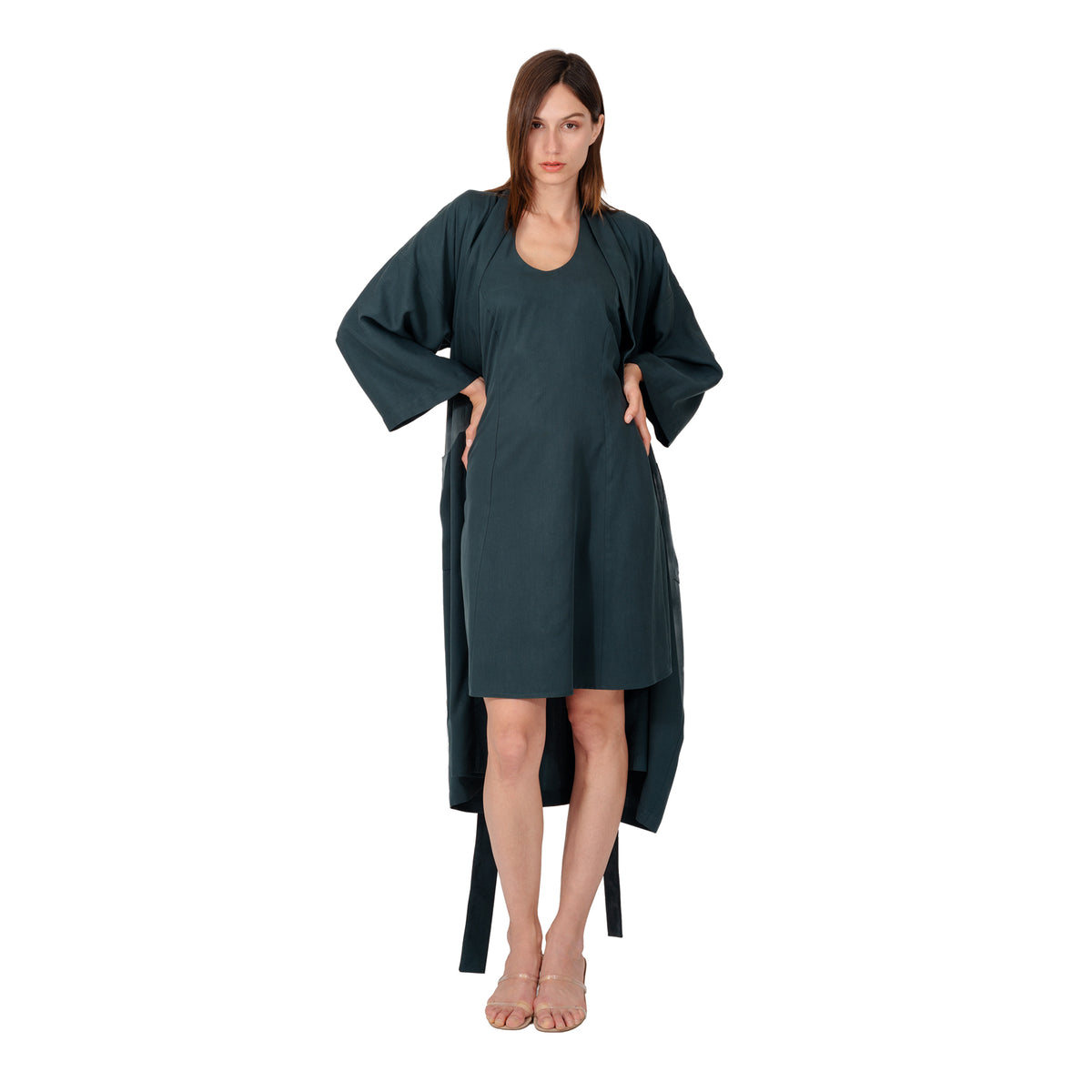 Kimonomantel, Tencel