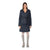 Nadelstreifenblazer und Rock asymmetrisch 